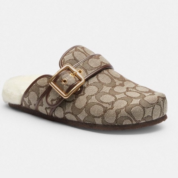 Coach Ashton Clog In Signature Jacquard,shoes , slides - Picture 1 of 4
